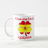 Personalisiertes Spanisch küsst mich, den ich Kaffeetasse (Links)