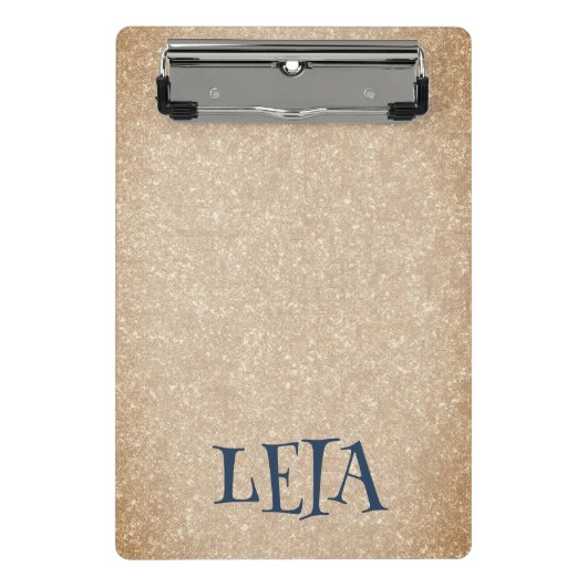 Personalisiertes Spanisches Vanilla-Papier Mini Klemmbrett (Vorderseite)