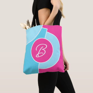 Personalisiertes Spaß Chic Abstract Kreise Kunstmu Tasche