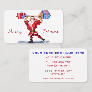 Personalisiertes Special zum Weihnachtsgeschäft Visitenkarte