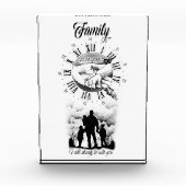 Personalisiertes Speicherdatum Fotoblock (Vorderseite)