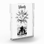 Personalisiertes Speicherdatum Fotoblock (Links)