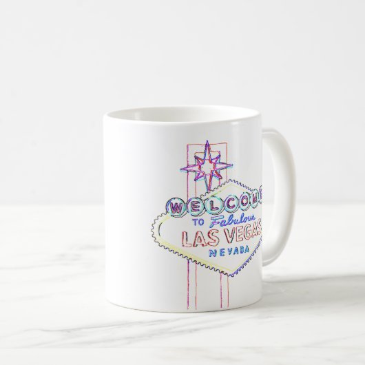 Personalisiertes spezielles Ereignis Las Vegas Kaffeetasse (VorderseiteRechts)