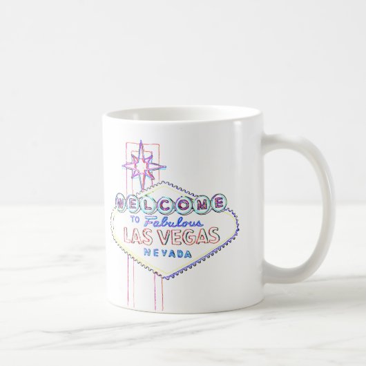 Personalisiertes spezielles Ereignis Las Vegas Kaffeetasse (Rechts)