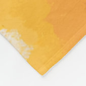 Personalisiertes Spiegelei-Muster Spaß Blau Lustig Fleecedecke (Ecke)