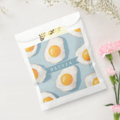 Personalisiertes Spiegelei-Muster Spaß Blau Lustig Geschenktütchen (Versiegelt)