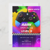 Personalisiertes Spiel - Einladung zum Geburtstag (Vorderseite)