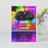 Personalisiertes Spiel - Einladung zum Geburtstag (Stehend Vorderseite)