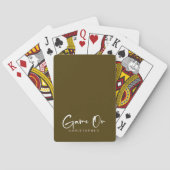 Personalisiertes Spiel Spielkarten (Rückseite)
