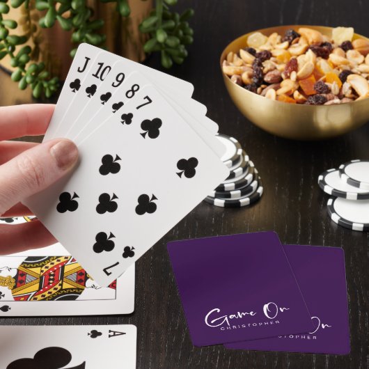 Personalisiertes Spiel Spielkarten (In Situ)