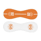 Personalisiertes Spieler-Team-Logo Orange Baseball (Paneele)