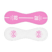 Personalisiertes Spieler-Team-Logo Rosa Baseball (Paneele)