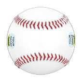 Personalisiertes Spielername-Foto Baseball (Vorderseite)