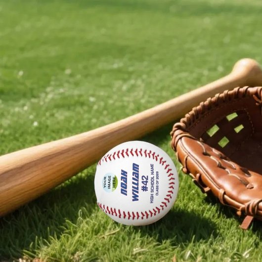 Personalisiertes Spielername-Foto Baseball