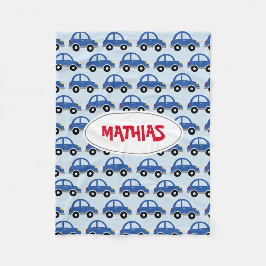 Personalisiertes Spielzeugmuster Kinderleder Fleecedecke (Vorderseite)