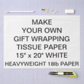 Personalisiertes Spinnpapier Seidenpapier (Handwerk)