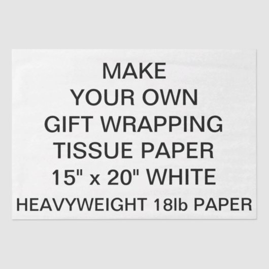 Personalisiertes Spinnpapier Seidenpapier (Vorderseite)