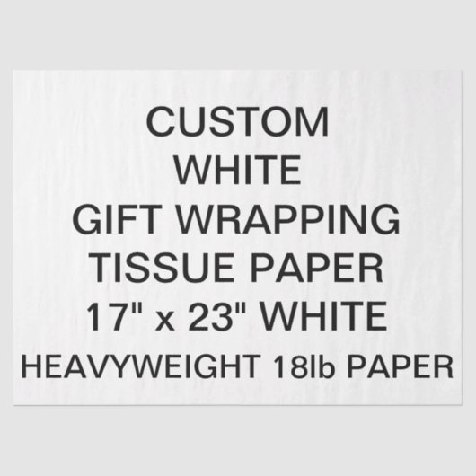 Personalisiertes Spinnpapier Seidenpapier (Vorderseite)