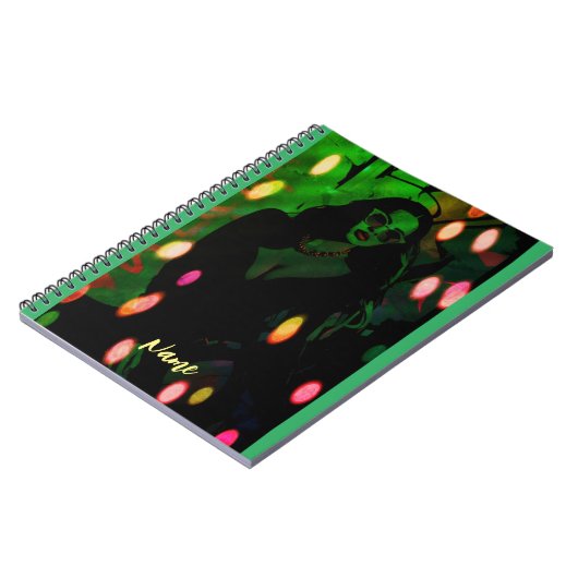 Personalisiertes Spiral-Foto-Notebook Notizblock (Linke Seite)