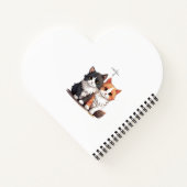 Personalisiertes Spiral-Foto-Notebook Notizblock (Rückseite)