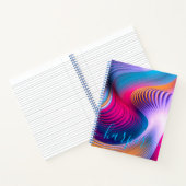 Personalisiertes SpiralNotebook - Abstrakte Kunst Notizblock (Innenseite)