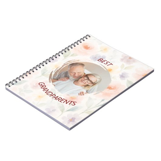 Personalisiertes SpiralNotebook | Beste Großeltern Notizblock (Linke Seite)
