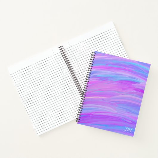 Personalisiertes SpiralNotebook mit lackierten Far Notizblock (Innenseite)