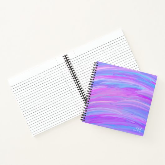 Personalisiertes SpiralNotebook mit lackierten Far Notizblock (Innenseite)