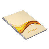 Personalisiertes SpiralNotebook mit Monochrome-Fot Notizblock (Rechte Seite)