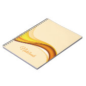 Personalisiertes SpiralNotebook mit Monochrome-Fot Notizblock (Linke Seite)