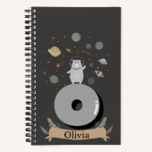 Personalisiertes SpiralNotebook mit niedlichem Spa Notizblock (Vorderseite)