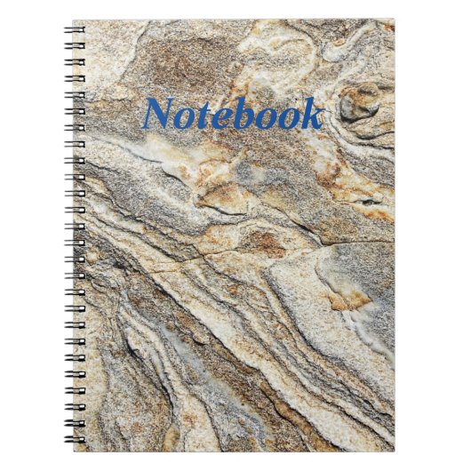 Personalisiertes SpiralNotebook mit Schwarzweiß Notizblock (Vorderseite)