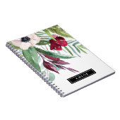 Personalisiertes SpiralNotebook mit tropischer Bri Notizblock (Rechte Seite)