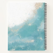 Personalisiertes SpiralNotebook mit Wasserfarbe Notizblock (Rückseite)