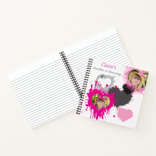 Personalisiertes SpiralNotebook Notizblock (Innenseite)