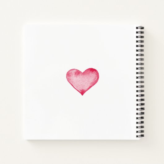 Personalisiertes SpiralNotebook Notizblock (Rückseite)