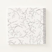 Personalisiertes Spiralnotebook-Zweigbild Notizblock (Rückseite)