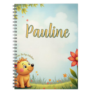 personalisiertes Spiralnotizbuch für Kinder Notizblock