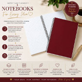 Personalisiertes Spiralnotizbuch Journal Notizblock