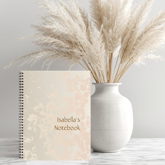 Personalisiertes Spiralnotizbuch Notizblock