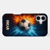 Personalisiertes Sport-/Fußball-iPhone 16 Plus Cas iPhone Hülle (Rückseite (Horizontal))