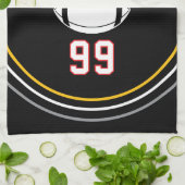 Personalisiertes Sporthandtuch | Benutzerdefiniert Geschirrtuch (Gefaltet)