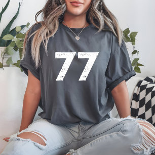 Personalisiertes Sportnummer College Football Spie T-Shirt