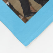 Personalisiertes Sportteam Fleecedecke (Ecke)