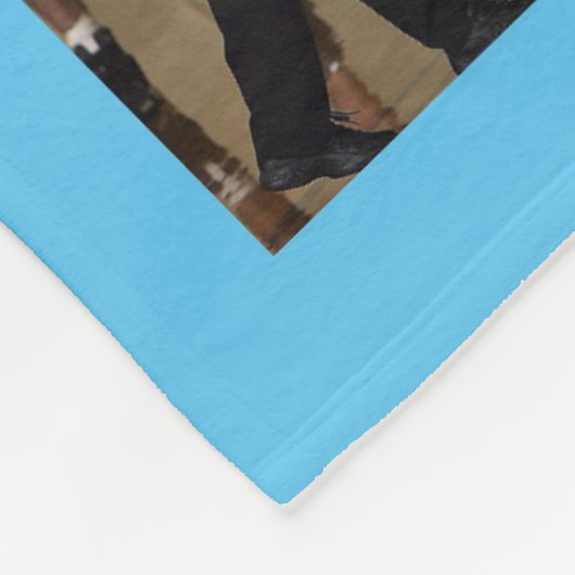 Personalisiertes Sportteam Fleecedecke (Ecke)