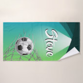 Personalisiertes Sportteam/Fußball/Fußball Badehandtuch (Badehandtuch)