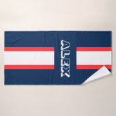 Personalisiertes Sportteam/Fußball/Fußball Badehandtuch (Badehandtuch)