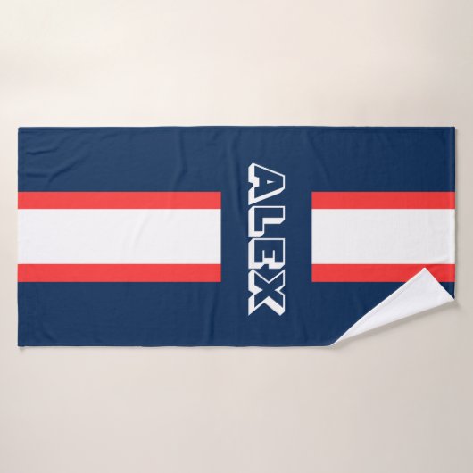 Personalisiertes Sportteam/Fußball/Fußball Badehandtuch (Badehandtuch)