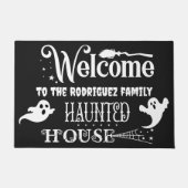 Personalisiertes Spuk Haus Fußmatte (Vorderseite)