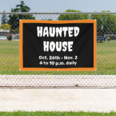 Personalisiertes Spuk-House-Banner Banner (InSitu)